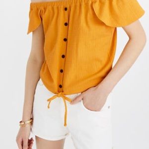 Madewell – Texture & Thread Off the Shoulder Top